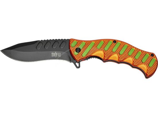 Нож SKIF Plus Funster, чёрный-оранжевый